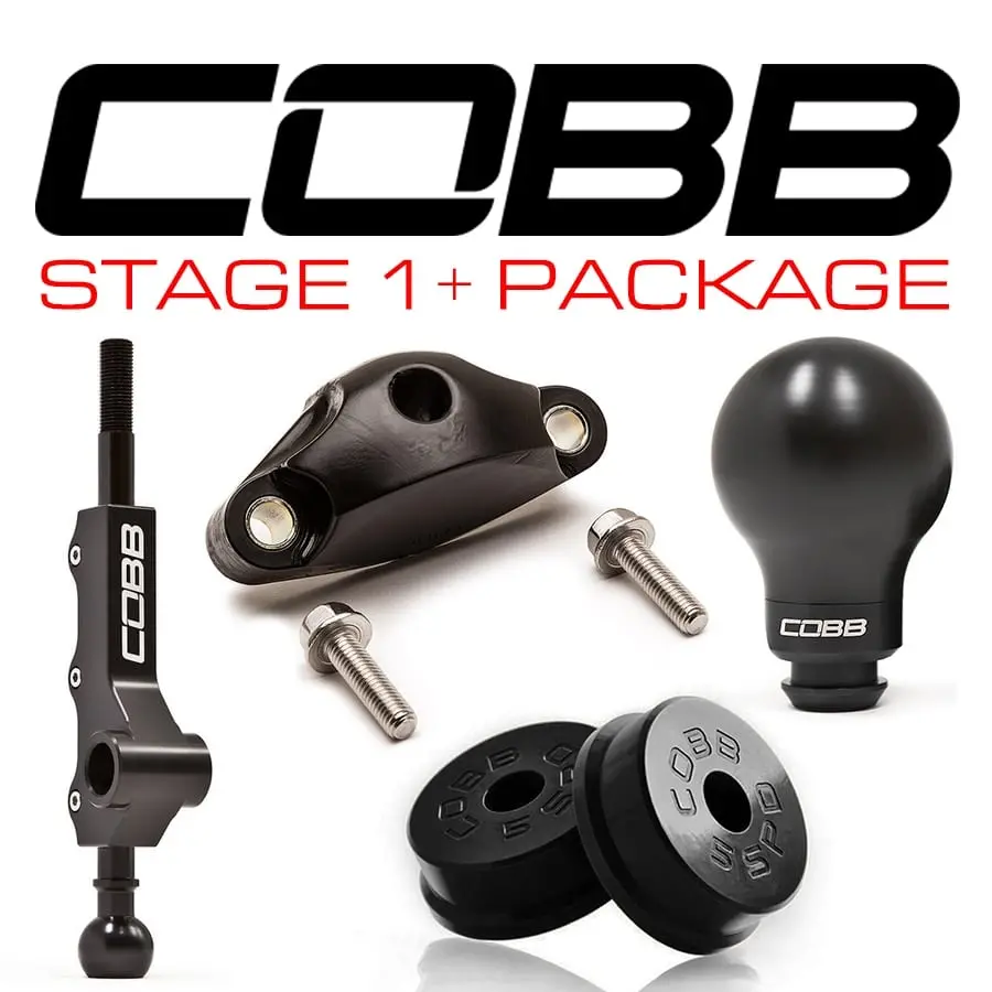 Cobb Stage 1+ Drivetrain Package W/ Wide Barrel Shifter - 02-07 Impreza, 02-07 Wrx 1