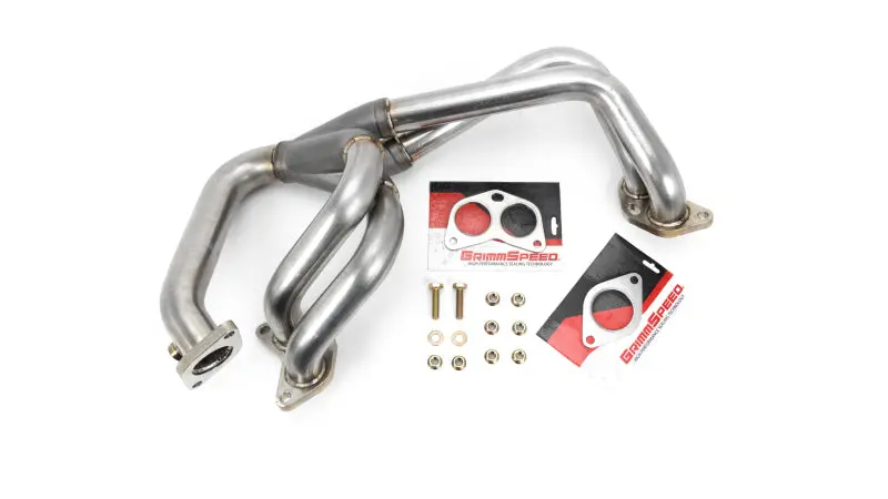 Grimmspeed Unequal Length Ej Series Exhaust Manifold  - 04-21 Sti, 02-14 Wrx, 04-13 Forester Xt, 05-09 Legacy Gt, 05-09 Outback Xt 1