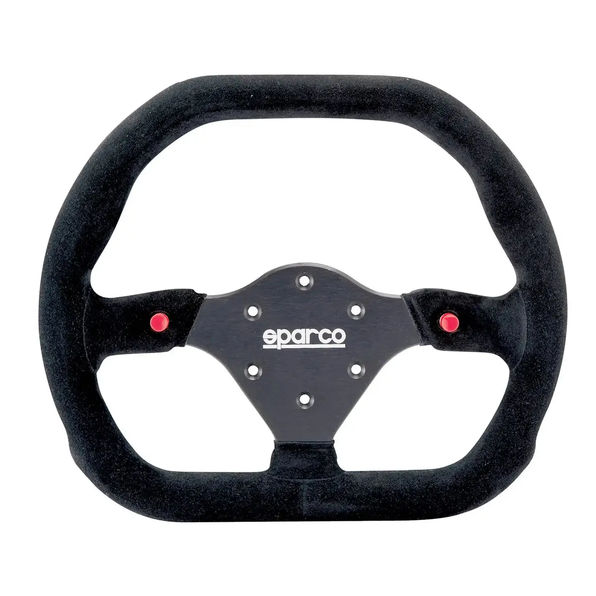 Sparco Strwhl 310X260 Suede Black 1