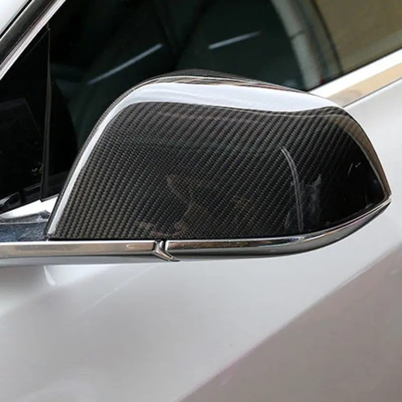 Tesla Model S & 3 & Y Carbon Fiber Mirror Caps | Palenon Performance 1