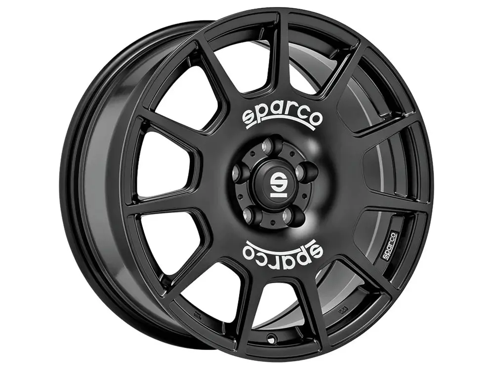 Oz Sparco Terra 18 X 8 +45 5 X 114.3 Cb73.1 Matte Black White Lettering 1