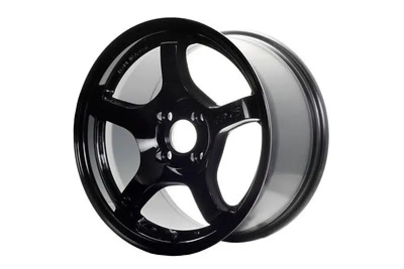 Gram Lights 57Cr 19X9.5 +45 5X114.3 Glossy Black Wheel 1