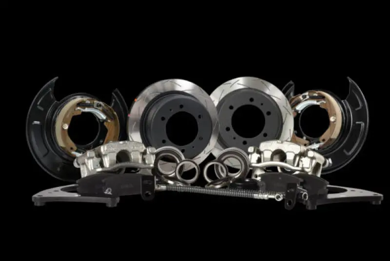 Dba 2015+ Toyota Hilux Rear Upgrade Performance Drum To Disc Conversion Kit 1