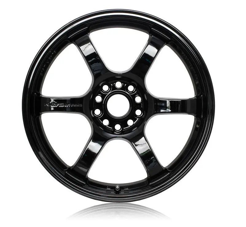 Gram Lights 57Dr 18X9.5 +38 5X100 Glossy Black Wheel 1