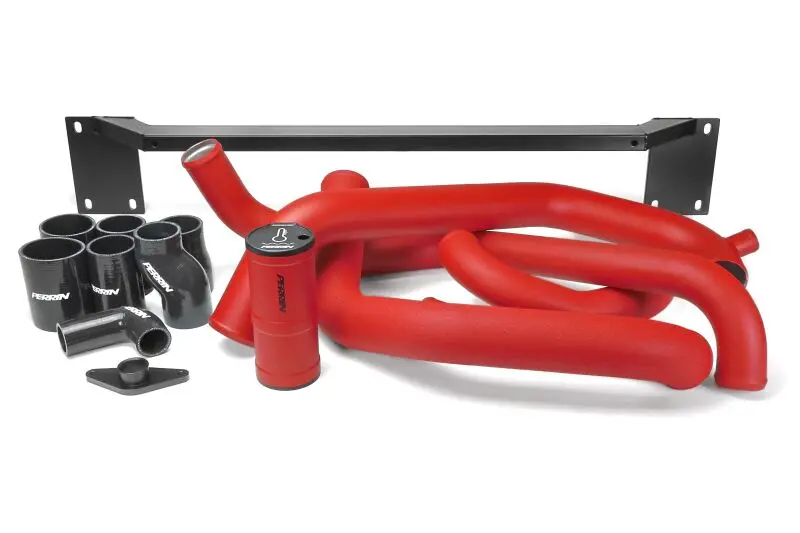 Perrin Front Mount Intercooler Boost Tube Kit - Red - 2008-2014 Sti 1