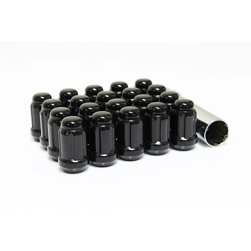 Wheel Mate Muteki Closed End Lug Nuts - Deep Black 12X1.25 1