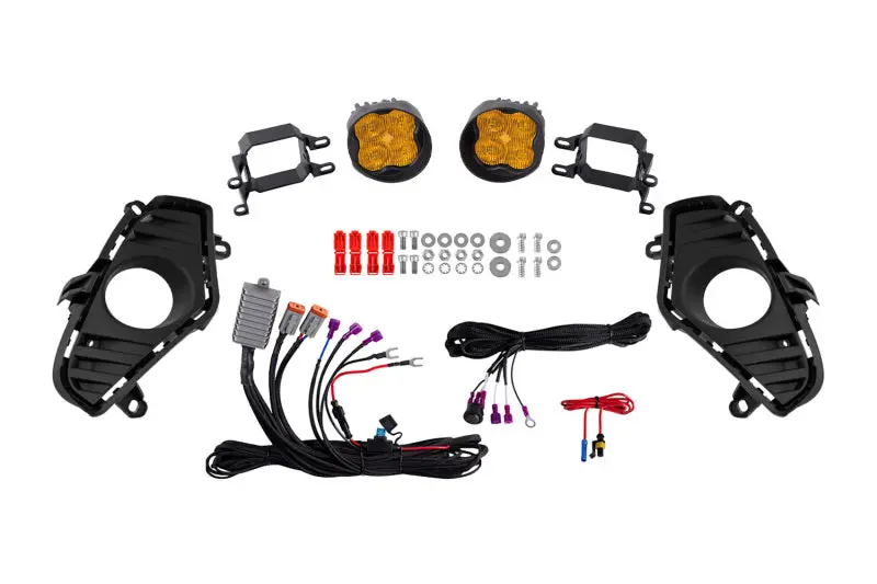 Diode Dynamics 19-22 Toyota Rav4 Ss3 Add-On Fog Lamp Kit - Yellow Max 1