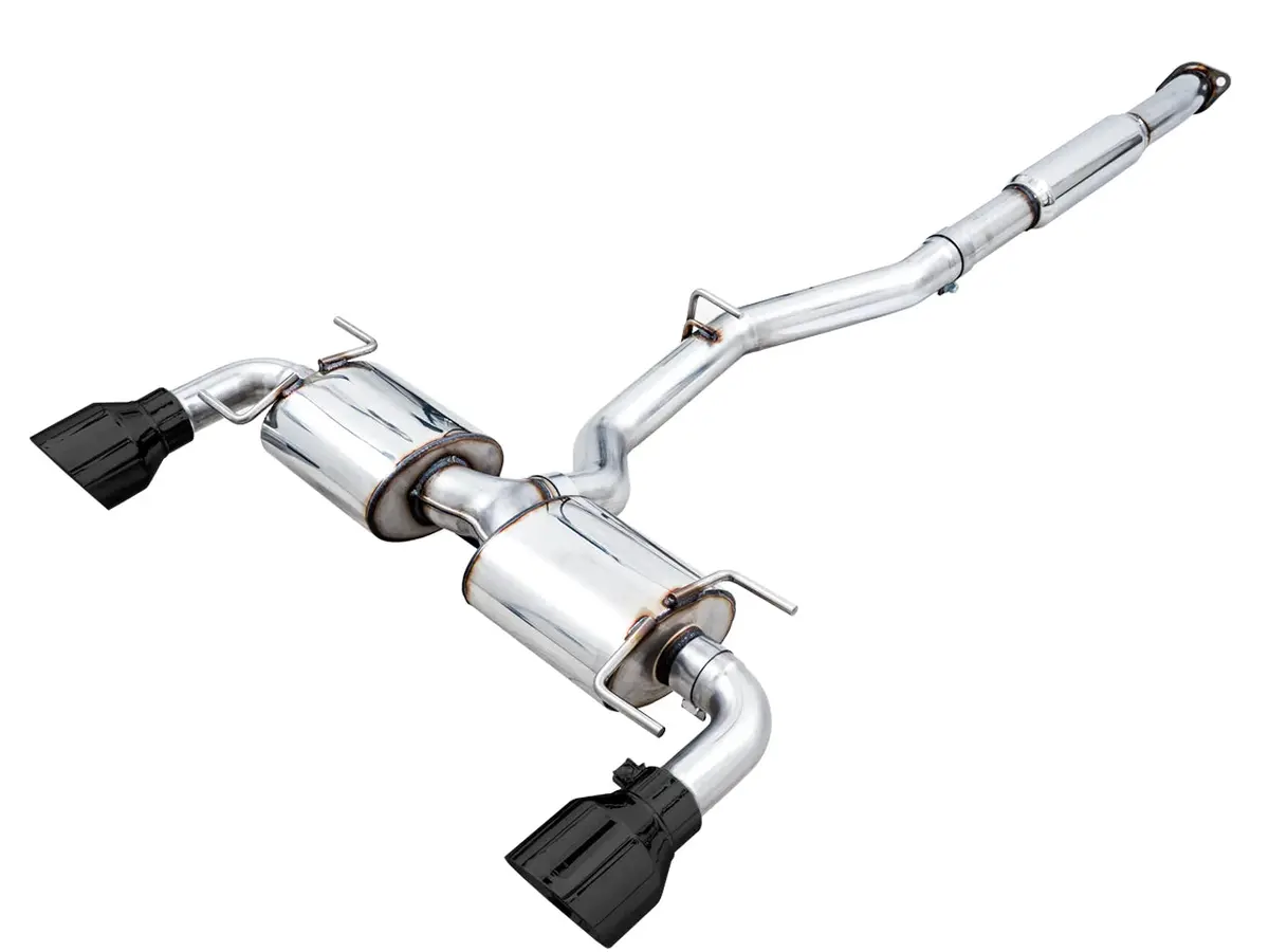 Awe Tuning Touring Exhaust System - Diamond Black Tips - 2013-2021 Brz, 2022+ Brz 1