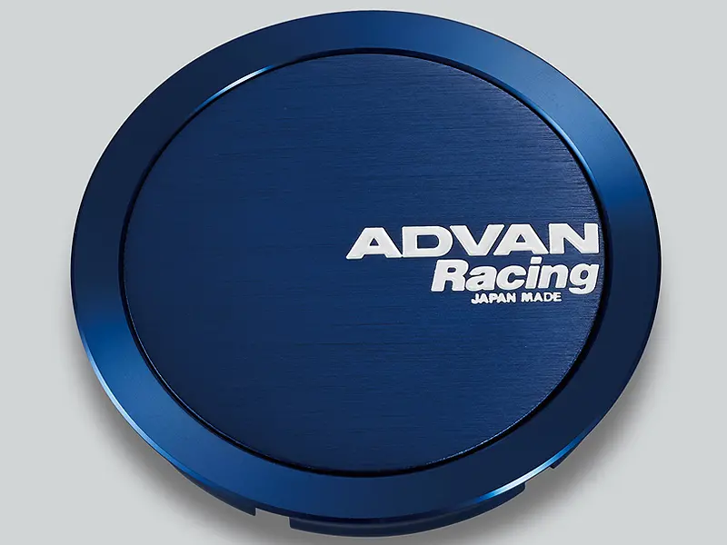 Advan 63Mm Full Flat Centercap - Blue Anodized 1