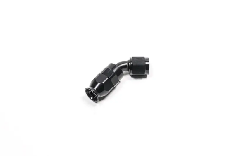 Radium Engineering -6An 45 Degree Ptfe Hose End - Black 1