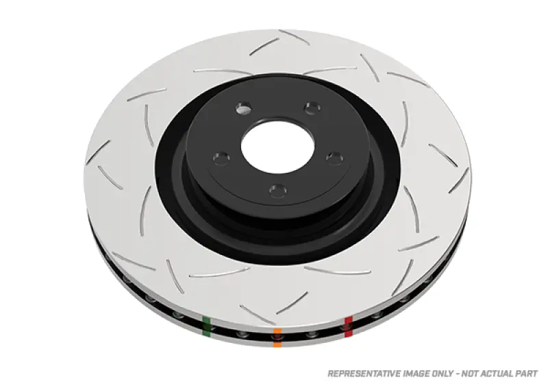 Dba 99-04 Jeep Grand Cherokee (Akebono Front Caliper No. 4802) Front 4000 Series Slotted Rotor 1