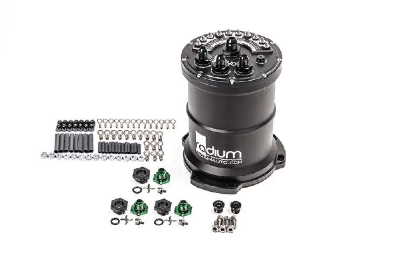Radium Multi-Pump Fuel Surge Tank Fits Bosch Br540 / Deatschwerks Dw400 (Pumps Not Included) - Universal 1