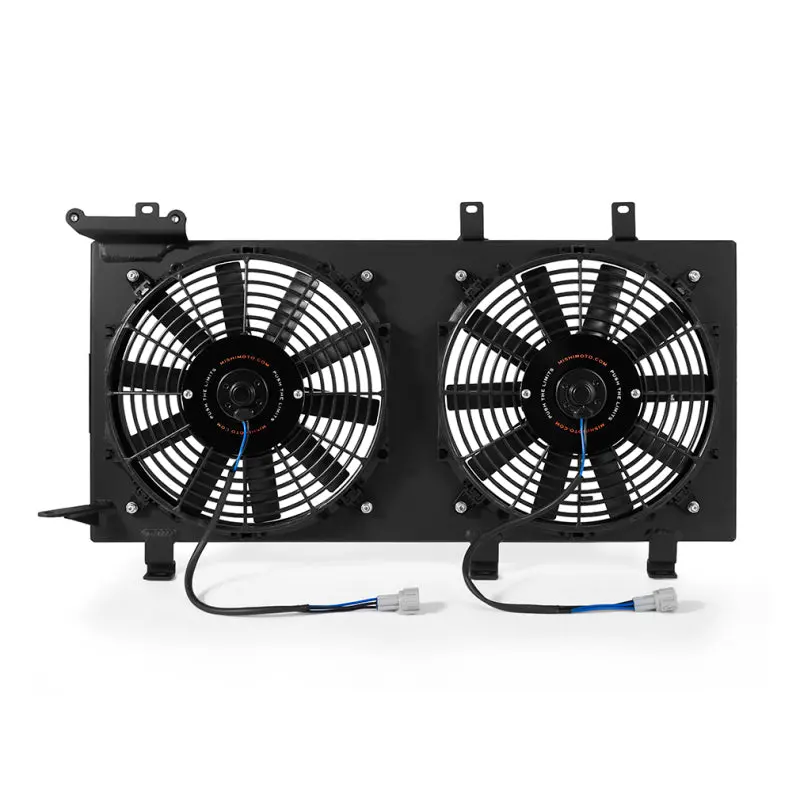 Mishimoto Plug And Play Aluminum Fan Shroud Kit - Black - 2002-2007 Wrx, 2004-2007 Sti 1