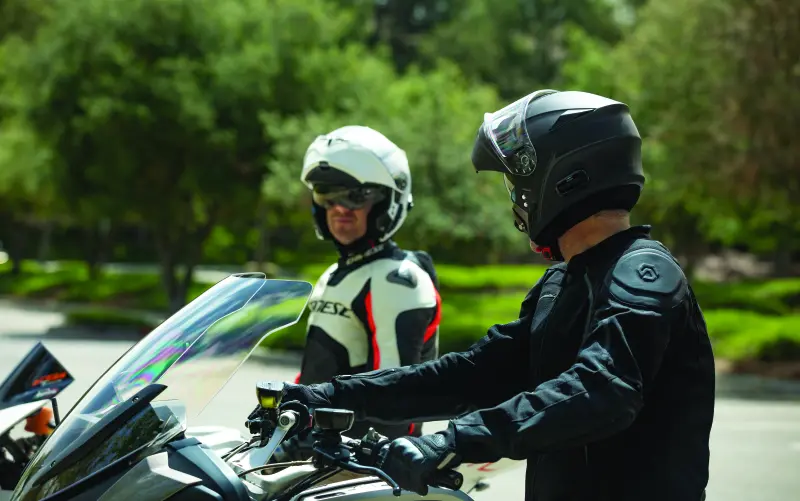 Sena Technologies Outrush R Flip-Up Bluetooth Helmet Matte Black - Small 1