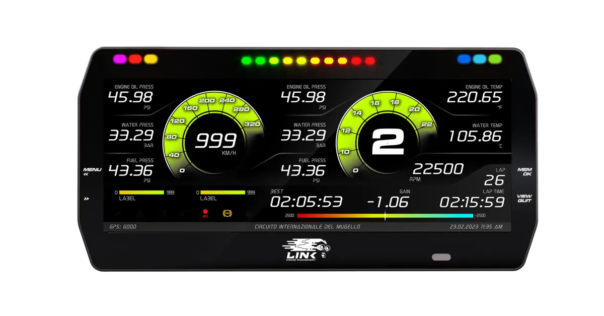 Link Ecu Mxt Strada 10-Inch Dash - Race Edition 1