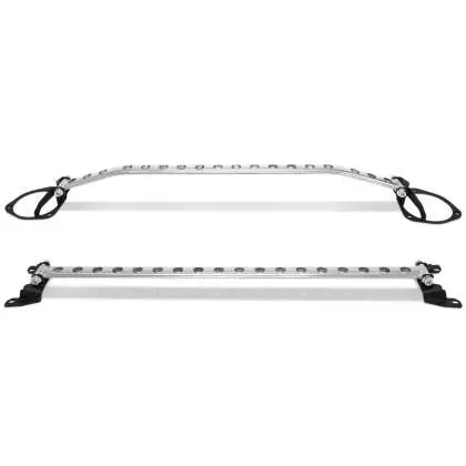 Blox Racing Front And Rear Strut Tower Bars With Holes - 2015-2021 Wrx, 2015-2021 Sti 1