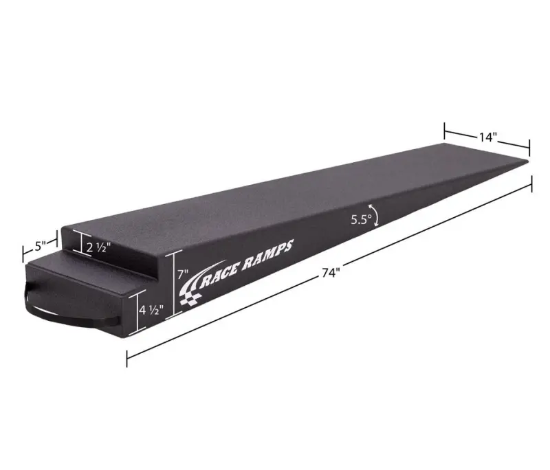 Race Ramps 7In. Trailer Ramps - 5.5 Degree Approach Angle 1