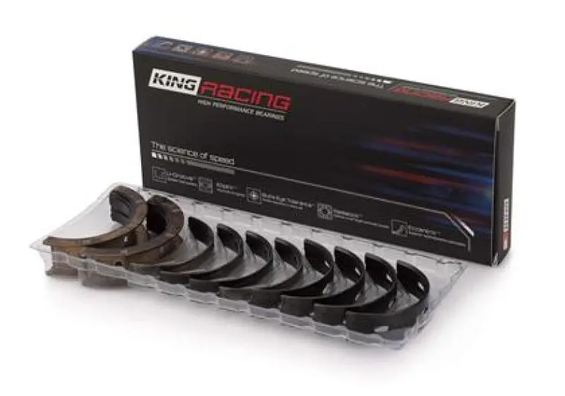 King Engine Bearings Standard Crank Main Bearing Set Trust #5 +.001 Pmax Coated -Subaru Ej20/Ej22/Ej25 1