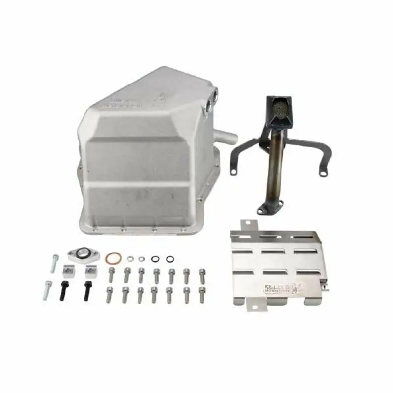 Killer B Motorsport Cast Performance Oil Pan, High Flow Pickup & Baffle - Subaru Ej25 - Wrx, Sti, Fxt, Lgt, Obxt 1