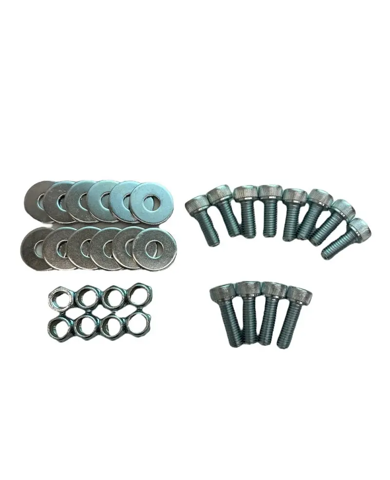 Sparco Seat Hardware Spacer Kit Side Mount - Silver Zinc 1