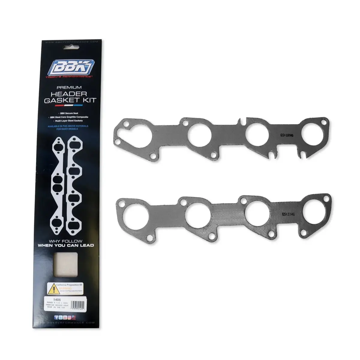 Bbk Dodge Hemi 5.7 Exhaust Header Gasket Set 03-08 1