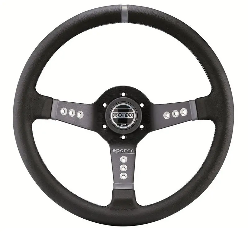 Sparco Strwhl L777 Leather Black 1
