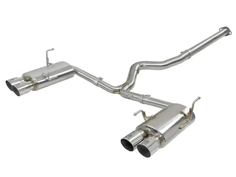 Afe Power Takeda 304 Stainless Steel Cat-Back Exhaust System W/ Polished Tips - 2015-2021 Wrx. 2015-2021 Sti 1