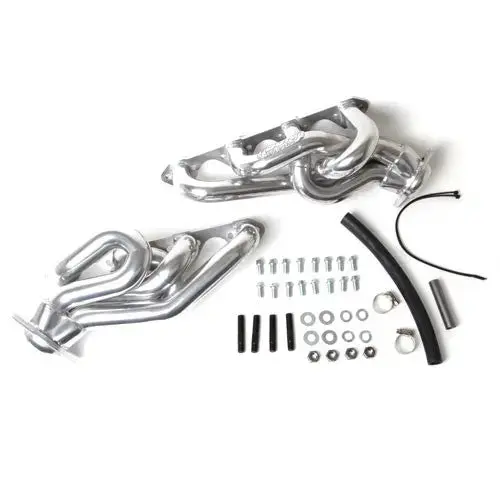 Bbk Ford Mustang 5.0 1-5/8 Shorty Equal Length Exhaust Headers Polished Silver Ceramic 86-93 1