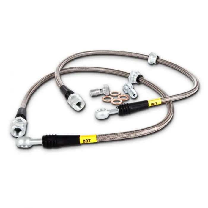 Stoptech Stainless Steel Brake Lines - Front - 02-05 Wrx 1