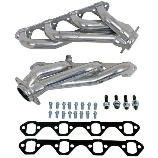 Bbk Ford Mustang Gt 5.0 1-5/8 Shorty Exhaust Headers Polished Silver Ceramic 94-95 1