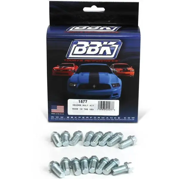 Bbk Exhaust Header Bolt Kit 3/8 -16 X 3/4 Inch 16 Pieces 1