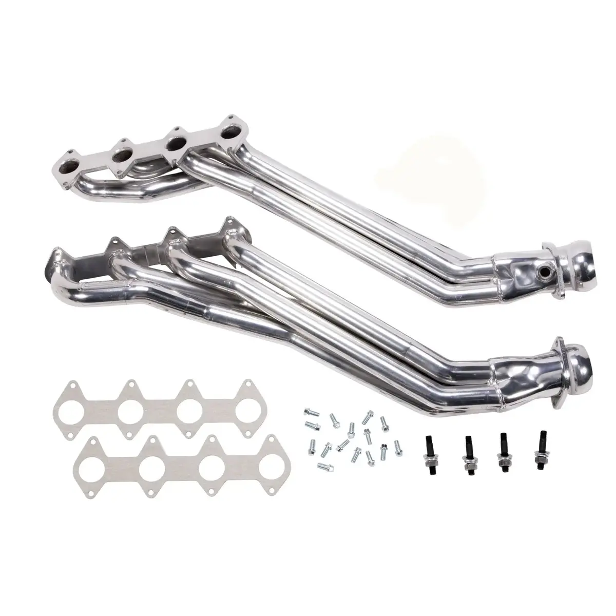 Bbk Ford Mustang Gt 1 5/8 Long Tube Exhaust Headers Polished Silver Ceramic 05-10 1