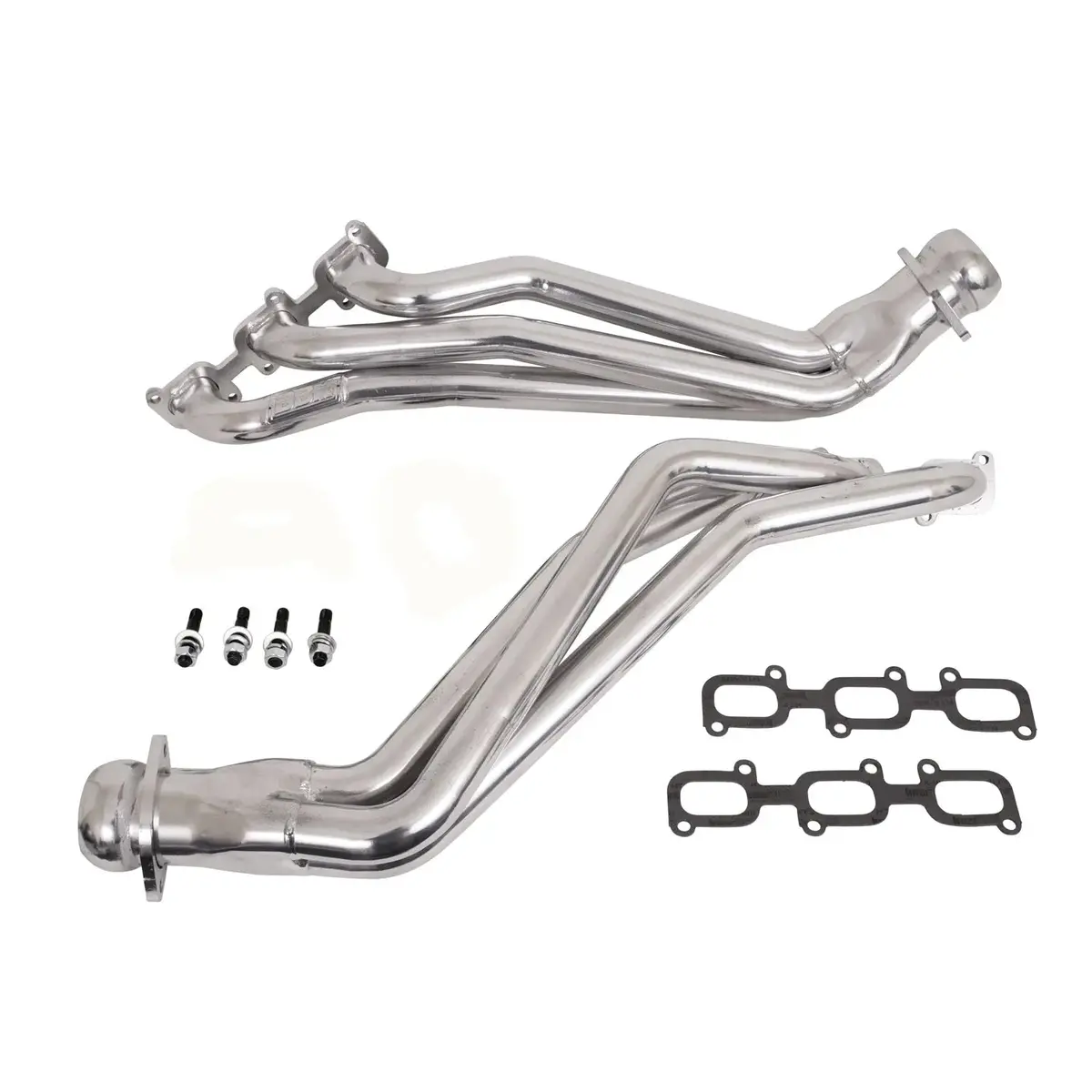 Bbk Ford Mustang V6 3.7 1-3/4 Long Tube Exhaust Headers Polished Silver Ceramic 11-17 1