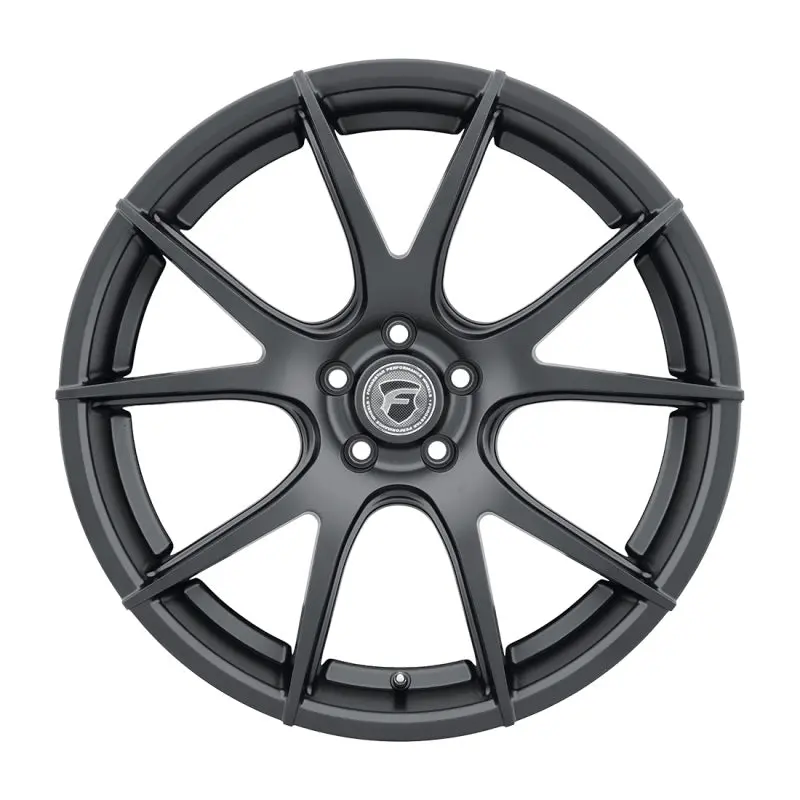 Forgestar Cf5v 19X9 / 5X114.3 Bp / Et35 / 6.4In Bs Satin Black Wheel 1