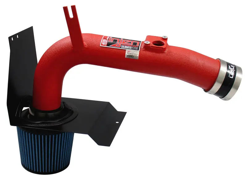 Injen Cold Air Intake Wrinkle Red - Wrx/Sti 2008-2014 1