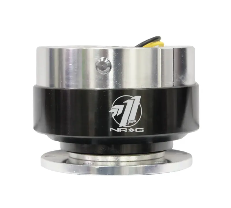 Nrg Quick Release Gen 1.5 - Silver Body / Black Chrome Ring 1
