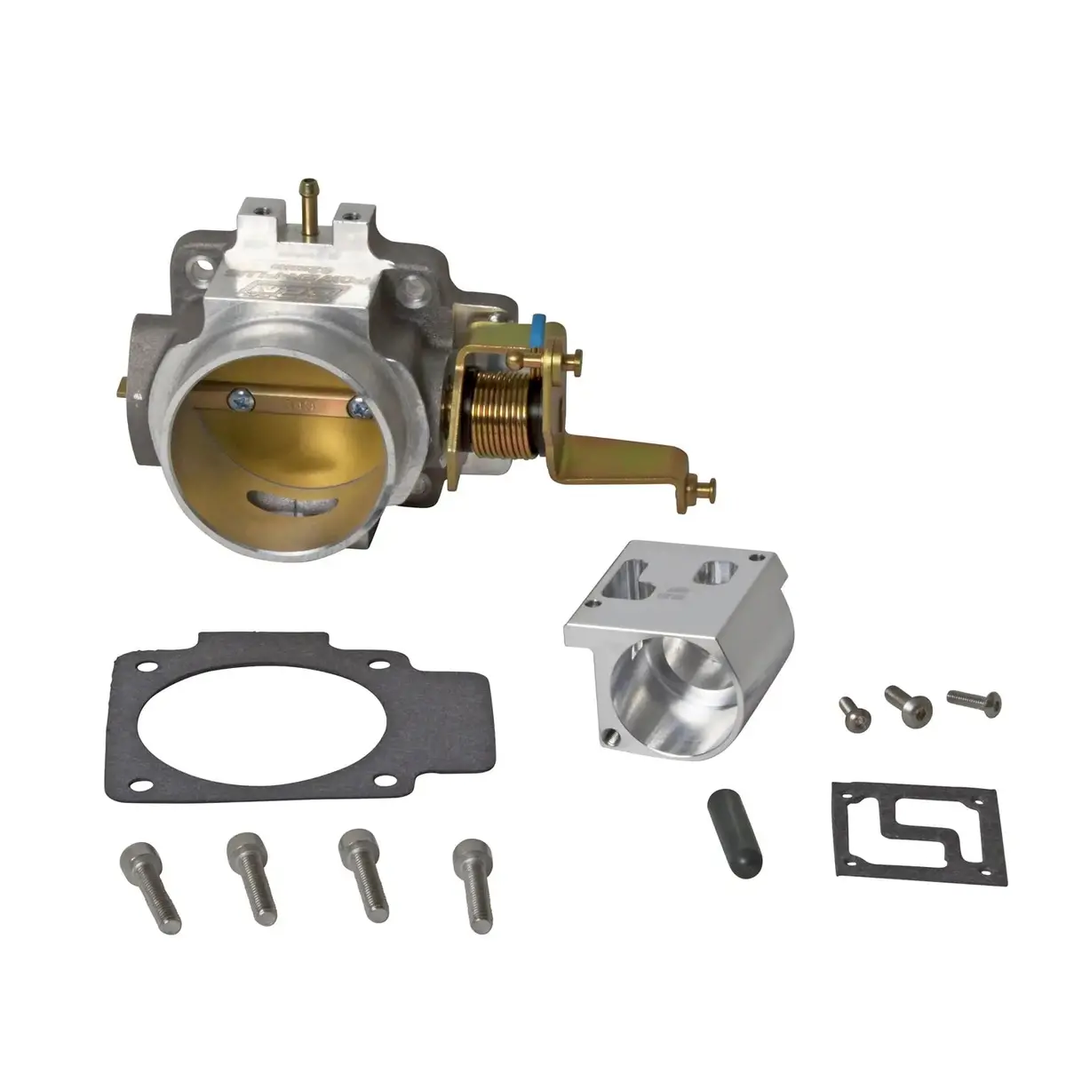 Bbk Jeep 4.0 62Mm Throttle Body With New Billet Iac Housing 04-06 1