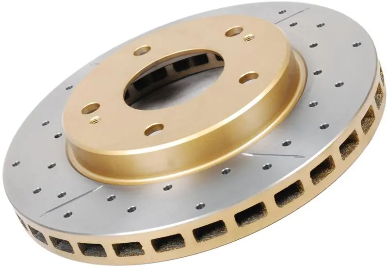 Dba 10-23 Lexus Gx460 Rear Street Series Drilled & Slotted Rotor W/Gold Hat 1