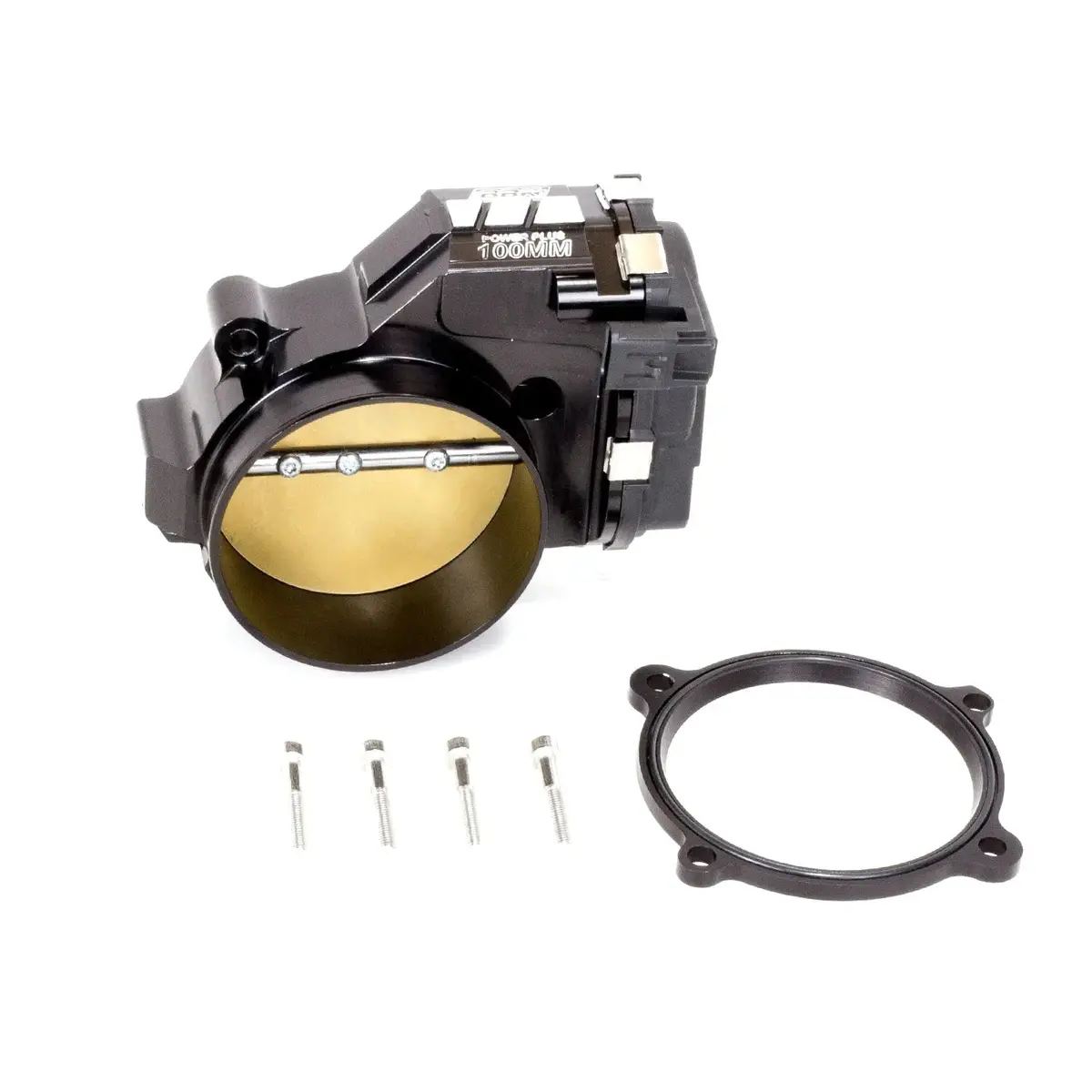 Bbk Dodge Hemi Hellcat 6.2 100Mm Throttle Body Black Billet Aluminum 15-24 1