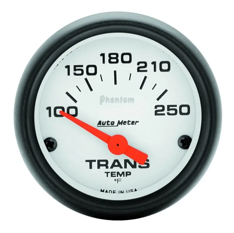 Autometer Phantom 52Mm Short Sweep Electronic 100-250 Deg F Transmission Temperature Gauge 1