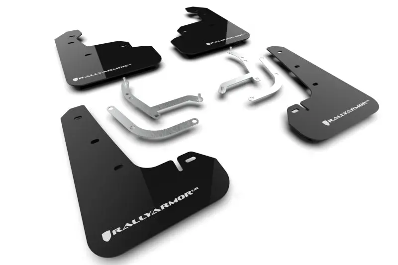 Rally Armor Black Ur Mud Flap W/ White Logo - 2024-2026 Subaru Impreza 1