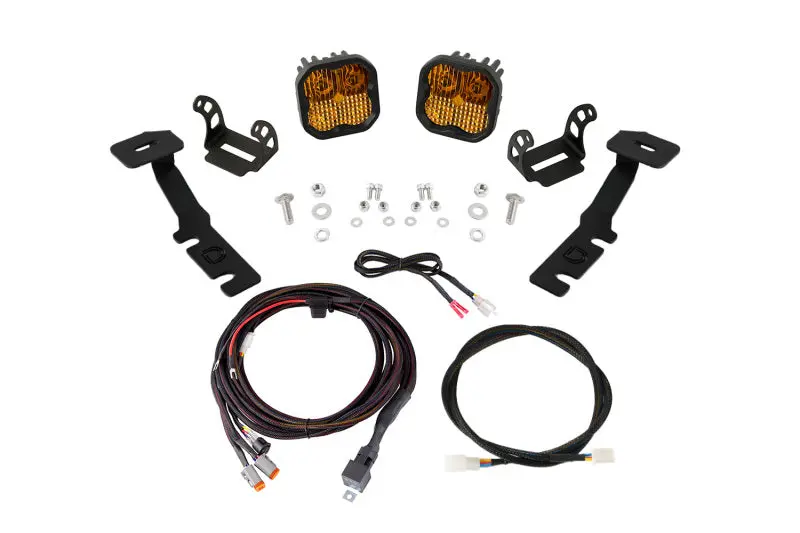 Diode Dynamics 19-25 Toyota Rav4 Ss3 Led Ditch Light Kit - Pro Yellow Combo 1