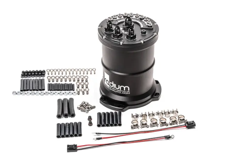 Radium Multi-Pump Fuel Surge Tank Fits Walbro Gss342 / Aem 50-1200 / Dw4 (Pumps Not Included) - Universal 1