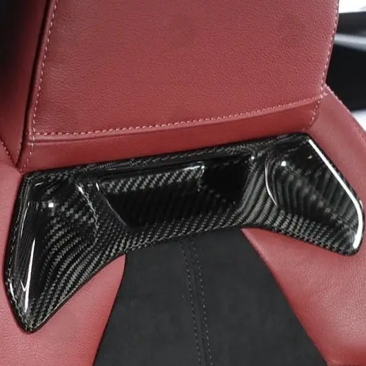 Toyota Supra Mkv A90/A91 Carbon Fiber Seat Chrome Delete Cover | Palenon Performance 1