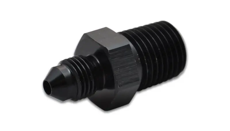 Vibrant -4An To 3/8In Npt Straight Adapter Fitting - Aluminum 1