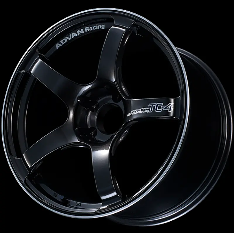 Advan Tc4 18X10.5 +15 5X114.3 Racing Black Gunmetallic Wheel 1