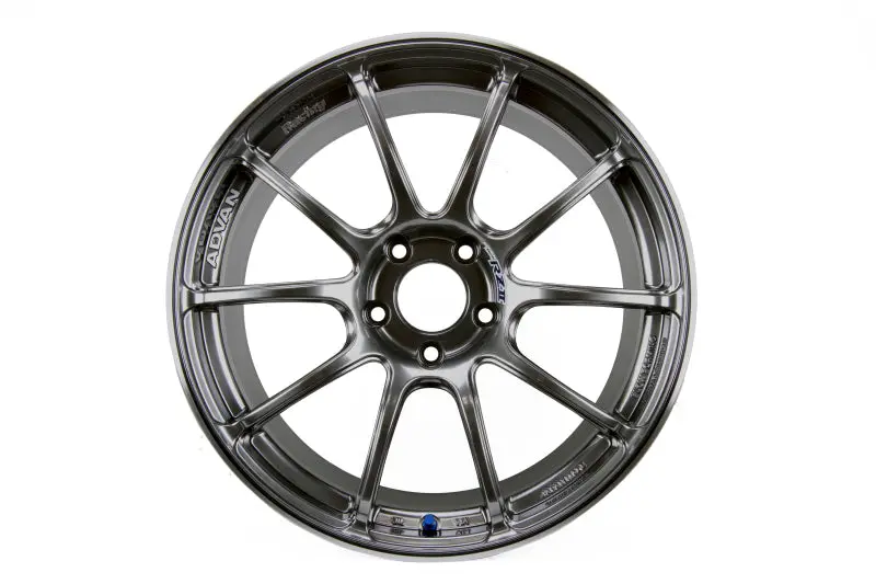 Advan Rzii 19X9.5 +50 5X114.3 Racing Hyper Black Wheel 1