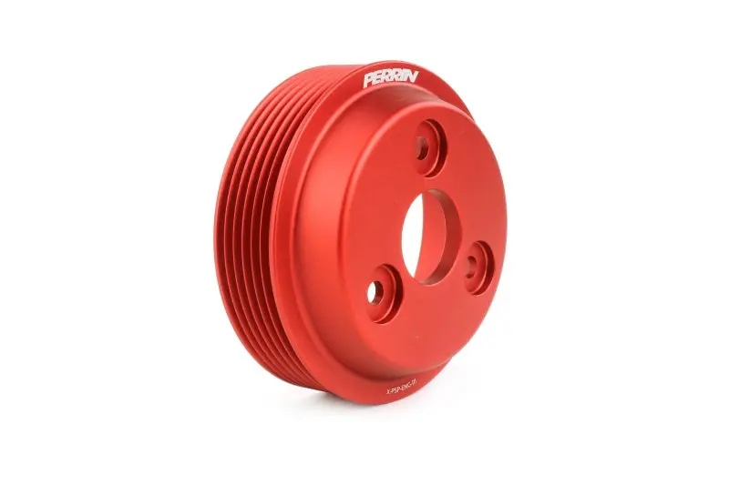 Perrin Water Pump Pulley - Red - 2022 Wrx + More 1