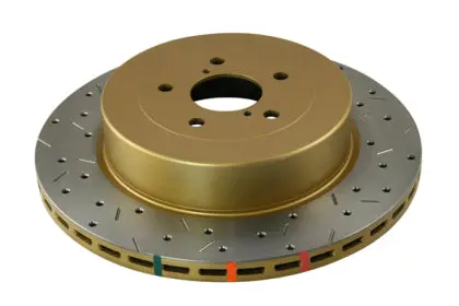 Dba 4000 Series Drilled & Slotted Rear Rotor - 2006-2007 Wrx & 2005-2009 Lgt 1