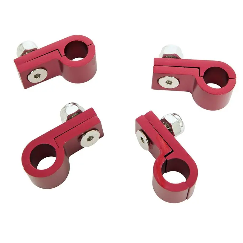 Russell Line Clamp  For - 8 Tubing Blue Andodize (3 Pack) 1